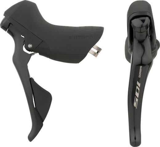 Shimano 105 R7000 Gruppe 2x11 39-53 mit Direct Mount (HR Kettenstrebe) - silky black/11-30/Shimano Road/Shimano Road/172,5 mm/Anlöt/ohne