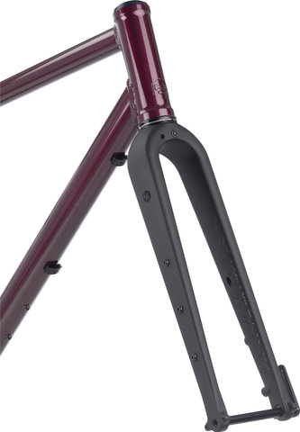 bc original Flint 28" Gravel Frame Kit Model 2023 - dark violet/M/12 mm Thru Axle