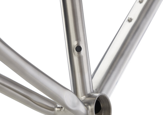 Blackheart Road Ti Rahmenkit - titanium brushed/1 1/8" - 1 1/4" tapered/43 mm/M/28"