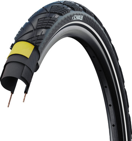 Schwalbe Neumático plegable Marathon PRO Efficiency TLR 28" - black reflex | 28 | 35 mm | 1.35 | 35-622