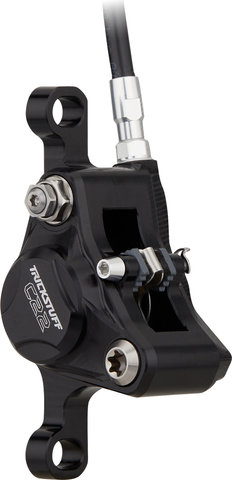 Trickstuff Piccola Carbon v+h ensemble frein à disque Flatmount / Postmount - noir-argenté/Ensemble/gauche/droite (spécifique)