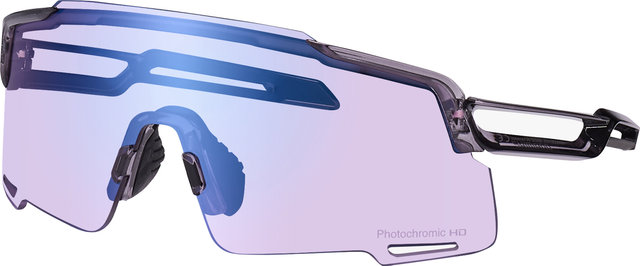 Shimano Equinox 5 Photochromic Brille - transparent dark grey | photocromatic HD