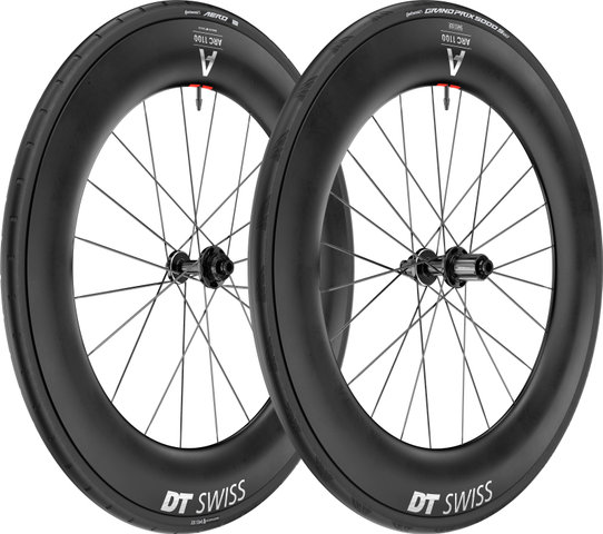 DT Swiss Juego de ruedas ARC 1100 DICUT WTS 85 mm Carbon Disc Center Lock 28" - negro | 100 mm | Non Boost | Shimano carretera | 142 mm | 28" | Non Boost
