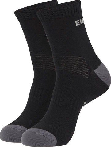 Endura BaaBaa Merino Socks 2-Pack - black/42.5 - 47