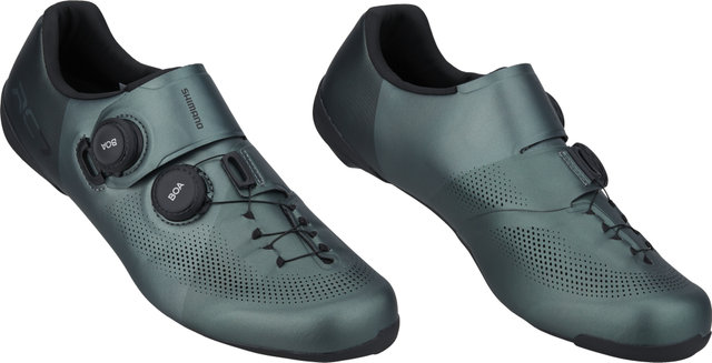 Shimano Zapatillas de ciclismo de carretera SH-RC703E anchas - sage green/42/42