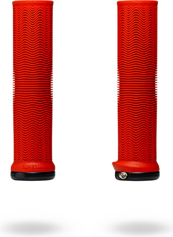 Title MTB LO1 Lock-On Lenkergriffe - rot/135 mm