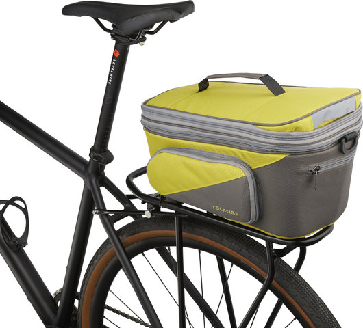 Racktime Talis Plus 2.0 Gepäckträgertasche - lime green-stone grey/15000 ml