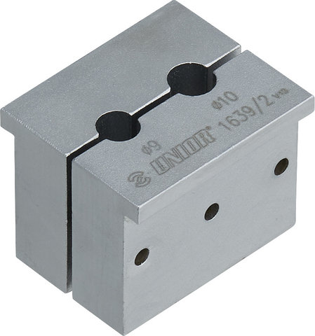 Unior Bike Tools Axle Vice 1639/2 for 9 mm & 10 mm axles - silver