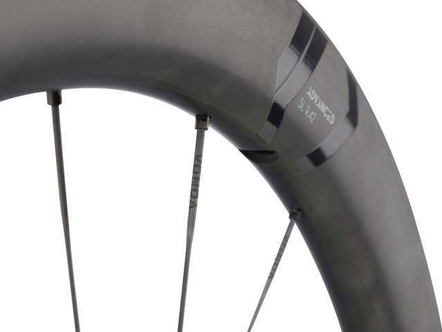 NEWMEN Advanced SL R.42 VONOA Center Lock Disc Carbon 28" Wheelset - black black | Shimano Road | 142 mm | 100 mm | 28" | 100 mm | Shimano Road | 100 mm | 142 mm | Non Boost | Non Boost