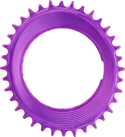 Garbaruk Thread Mount chainring for SRAM XX/XX SL PM 0 mm Oval - violet/36/36 