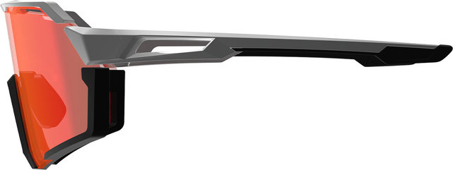 Leatt RideViz Pro Sportbrille - black-white red | red