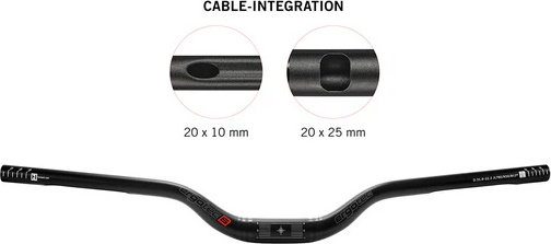 ergotec Manillar Riser Bar 50 i 35,0 mm - negro mate | 780 mm