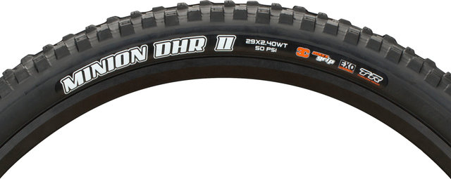 Maxxis Pneu Souple Minion DHR II 3C MaxxGrip EXO WT TR 29" - noir/29 /61 /61-622/2.4 