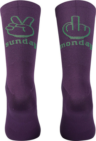Northwave Chaussettes Sunday Monday - dark purple | 36 - 39