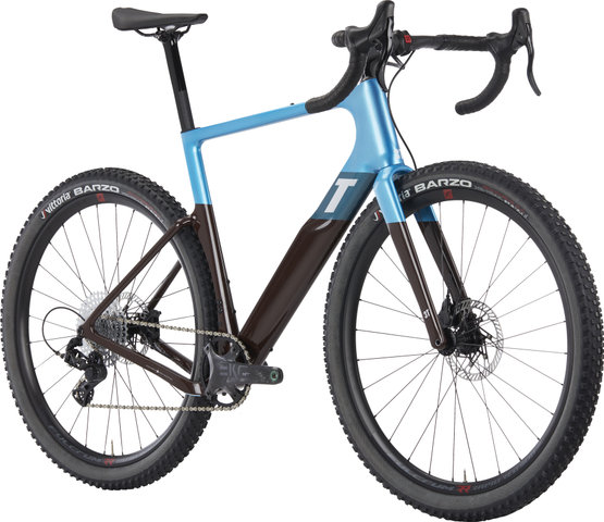 3T Vélo de Gravel en Carbone Exploro Max Ekar 1X - blue-brown/27,5" (650B)/M