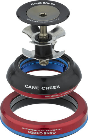 Cane Creek Hellbender 70 Lite IS42/28.6 - IS52/40 Headset - black/1 1/8" - 1,5" tapered/IS42/28,6 - IS52/40