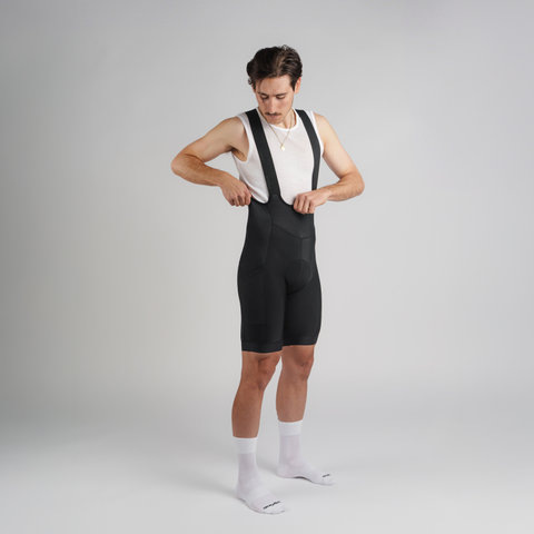 GripGrab PACR Thermal Bib Shorts Trägerhose - black/M