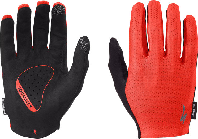 Specialized Body Geometry Grail Gel Full Finger Gloves - red | XXL
