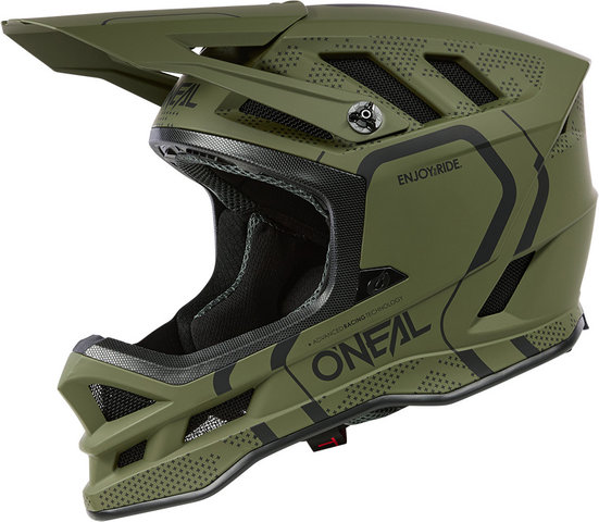 O'NEAL Blade Polyacrylite Full-Face Helmet - strike-olive-black | 55 - 56 cm