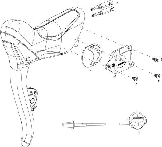SRAM Pièces Détachées pour Levier de Frein/Vitesses Red eTap® - 1/universal