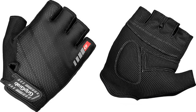 GripGrab Rouleur Padded Half-Finger Gloves - black/M GripGrab Rouleur Padded Half-Finger Gloves - black/M