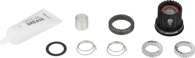 DT Swiss Kit de actualización 3 Pawl para Ratchet LN - aluminio/Shimano Micro Spline/3 trinquetes/Shimano Micro Spline