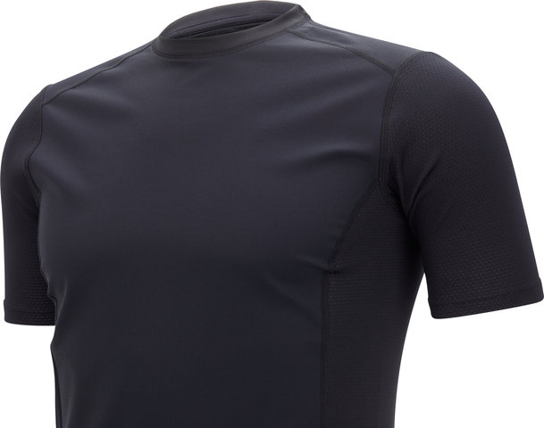 GripGrab Windbreaking Performance Short Sleeve Base Layer - black/XS