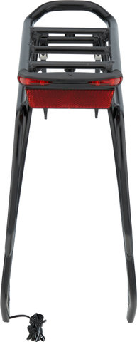 Racktime Portaequipajes Gleamit 2.0 Tour con luz trasera de dinamo - negro/28"-29"