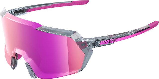 100% Gafas deportivas Korbin Mirror - polished translucent grey | purple multilayer mirror
