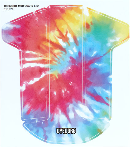 DYEDBRO Juego de calcomanías para Guardabarros RockShox - tie dye