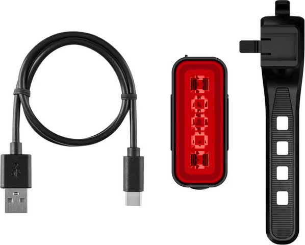 OSRAM Luz Trasera LEDsBIKE Compact con Función de Luz de Freno - negro