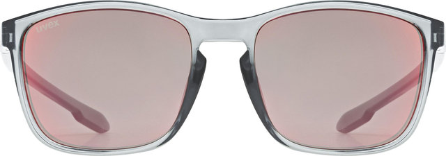 uvex LGL 52 Brille - smoke/mirror red
