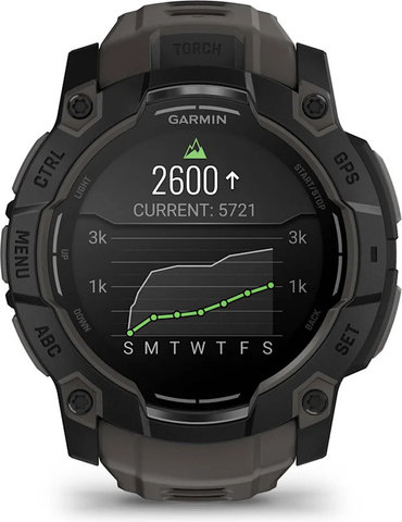 Garmin Instinct 3 50 mm AMOLED GPS multisport smartwatch - black
