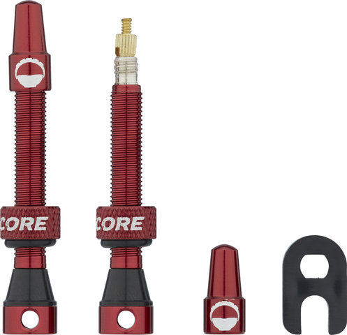 CushCore Tubeless Ventil 44 mm 2er-Set - red/SV