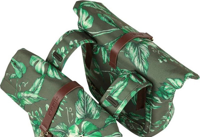 Basil Ever-Green Double Pannier Bag - evergreen/28 l