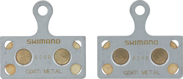 Shimano Pastillas de frenos G04Ti-MX für XTR, XT, SLX - universal/Sinterizado