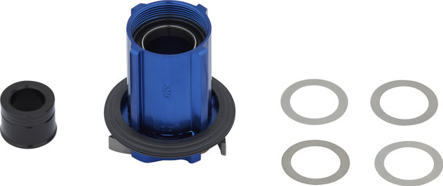 tune Kit de conversion avec corps de roue libre standard pour axe traversan - bleu/Campagnolo