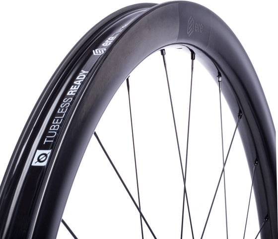 ERE Research Tenaci GA40 Carbon Disc Center Lock 28" Wheelset - matt black-black | 142 mm | 100 mm | Non Boost | Shimano Road | 28" | Non Boost
