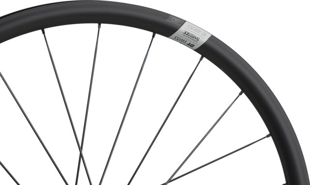 DT Swiss Juego de ruedas E 1800 SPLINE 30 Disc Center Lock 28" - negro/142 mm/100 mm/28"/Shimano carretera/100 mm/Shimano carretera/100 mm/142 mm