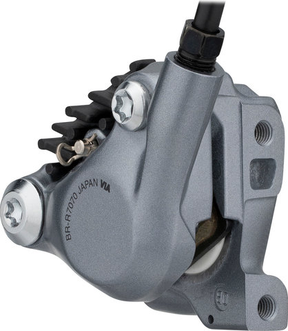 Shimano 105 Bremssattel BR-R7070 mit Resinbelag - spark silver/Hinterrad/ohne