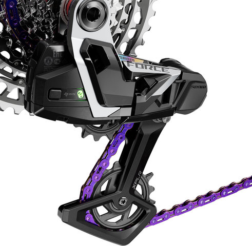 SRAM Force E1 XPLR AXS Schaltwerk 13-fach - unicorn black/mittel