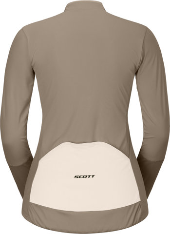 Scott Endurance L/S Damen Trikot - toast beige-cotton white | S