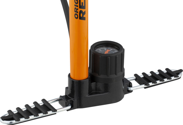 SKS Rennkompressor Standpumpe mit Multivalve-Schlauchanschluss - orange