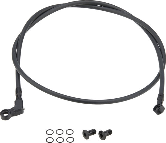 Trickstuff Beta Kevlar Brake Line Kit Angle / Banjo for Piccola - black / black/900 mm