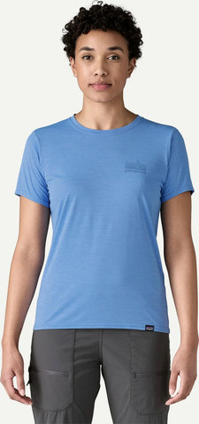 Patagonia T-Shirt pour Dames Capilene Cool Daily Graphic - strataspire-abundant blue x-dye/XS