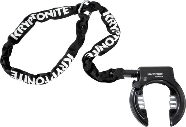Kryptonite Frame Lock with Plug-In Chain 512 - black
