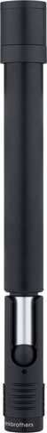 crankbrothers Klic HV Minipumpe mit CO2-Adapter und Manometer - midnight