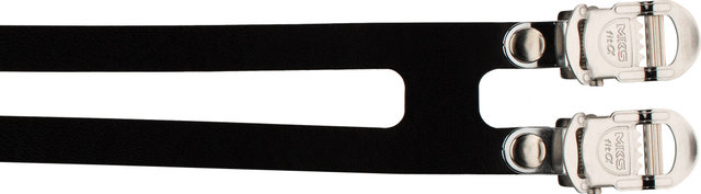 MKS FIT Alpha SPIRITS 2-Buckle Pedal Straps - black