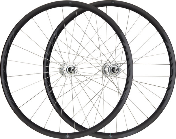 Miche Set de Roues pour Piste Pistard - noir-argenté/Non Boost/Non Boost/100 mm/28"/Pignon à vis/100 mm/Roue libre filetée/100 mm/120 mm