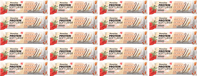 Powerbar Protein Soft Layer Protein Bars - 20 Pieces - strawberry-white chocolate